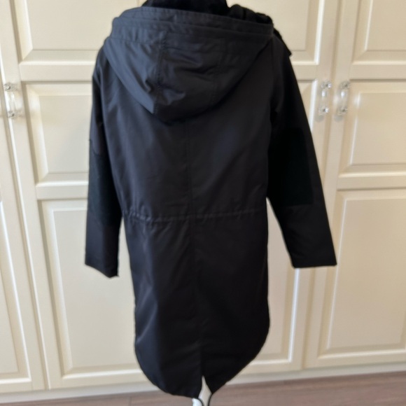 Gap Black 3-in-1 Utility Parka Coat Size S - Picture 9 of 16